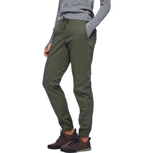 Women's Black Diamond Green Notion Pants